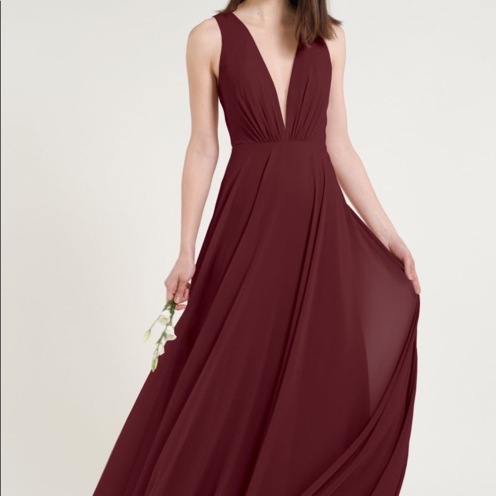 Jenny Yoo Ryan Bridesmaid dress in Hibiscus